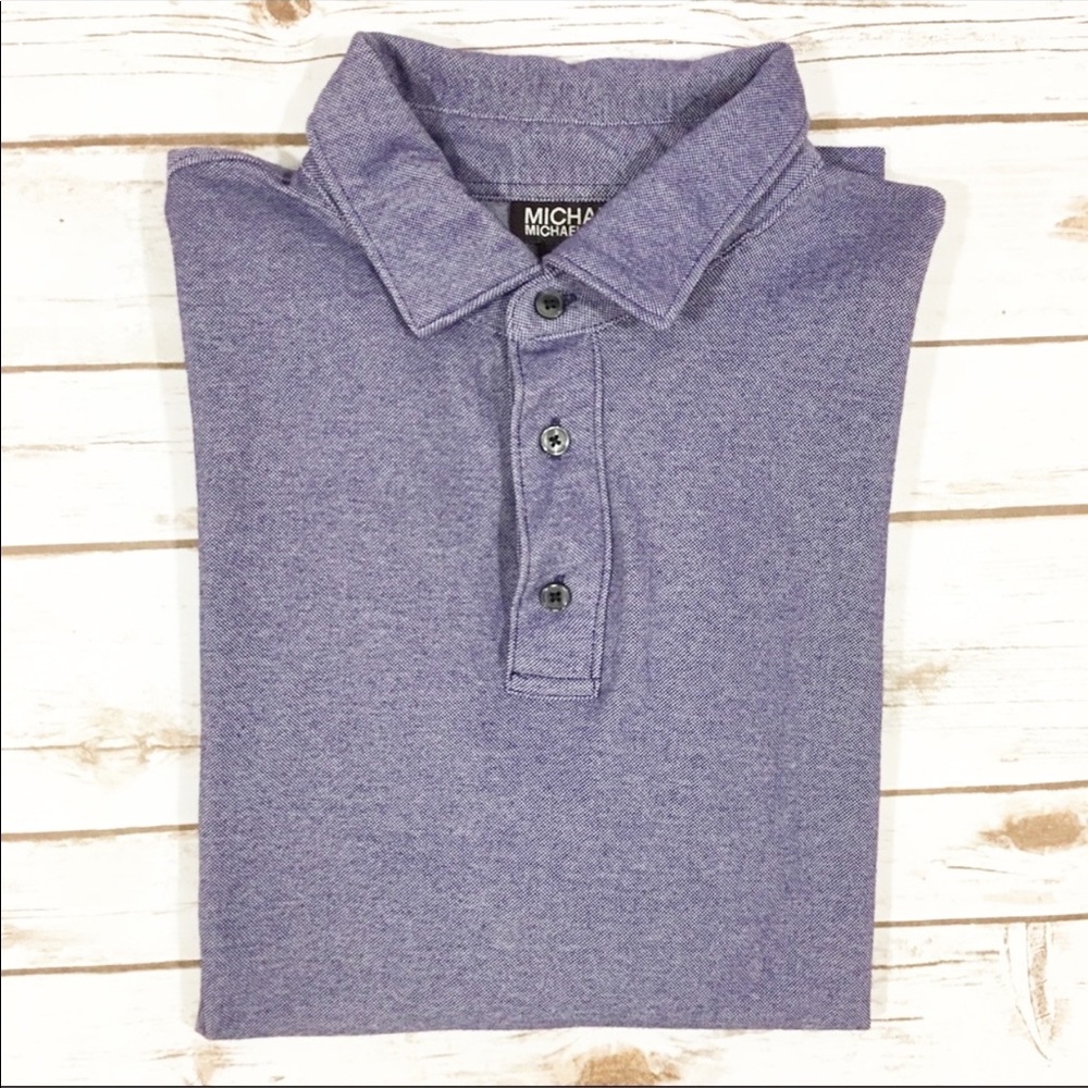 Michael Kors Purple Polo Shirt